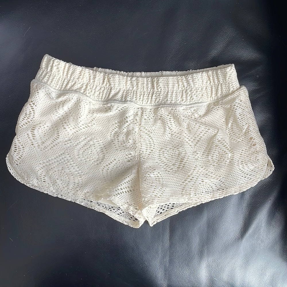 White waterproof shorts
